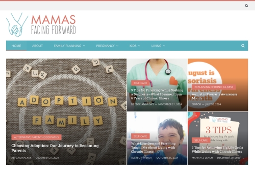 Mamas Facing Forward website
