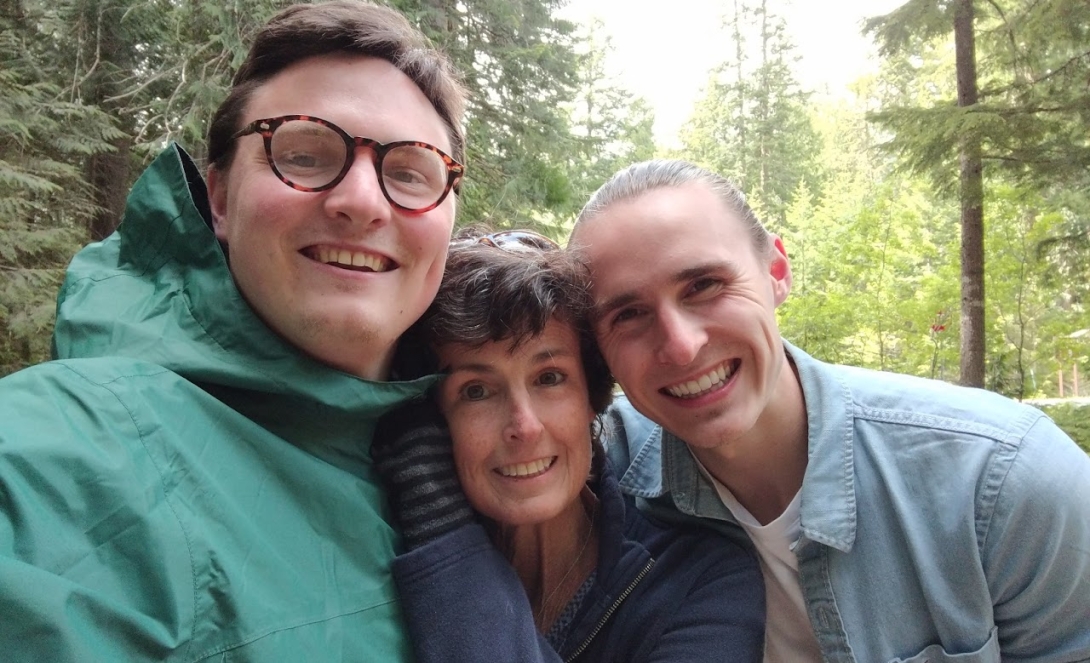 Carol and her sons
