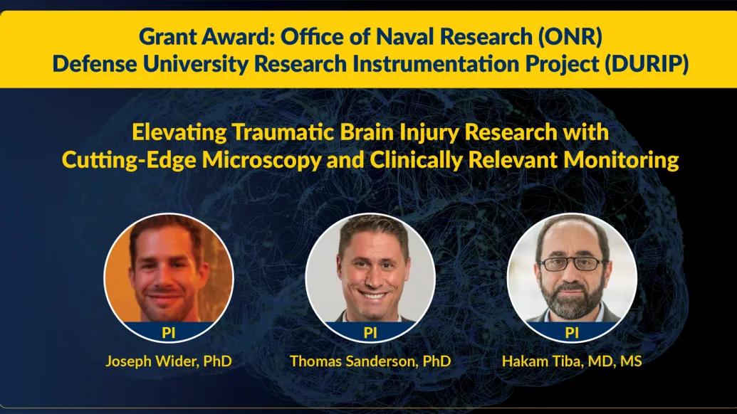graphic detailing DURIP equipment grant award