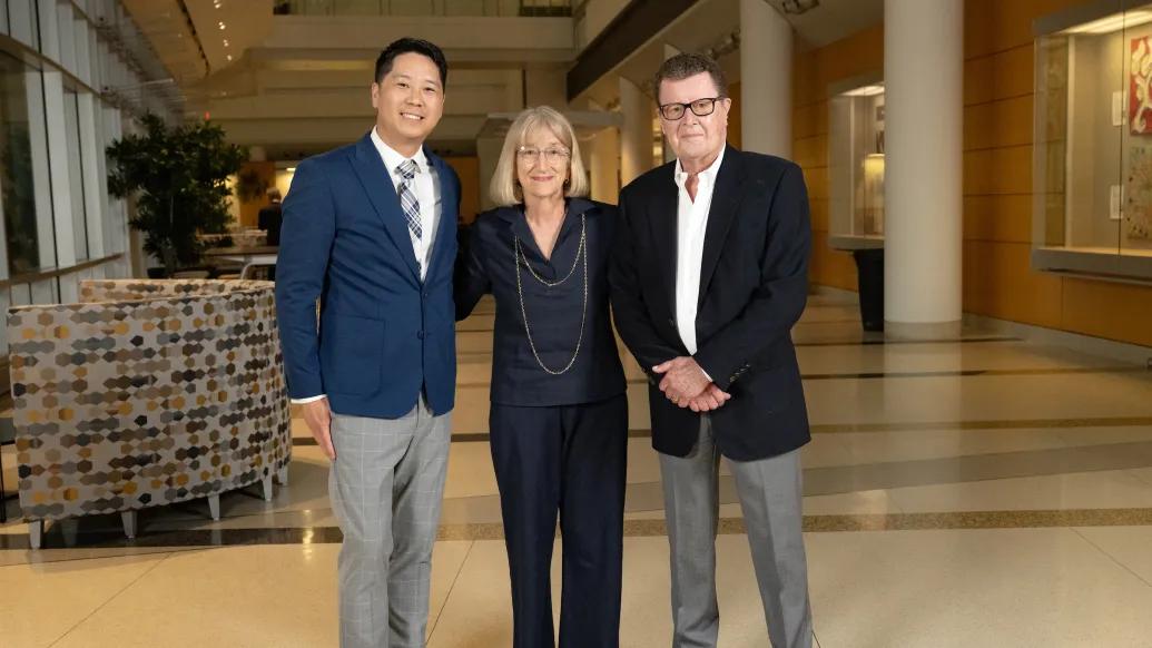 Dr. Kevin Chen, Andrea Fischer Newman, Frank Newman