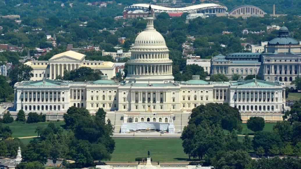 U.S. capitol building in Washington, D.C.