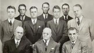 Dermatology staff photo 1935