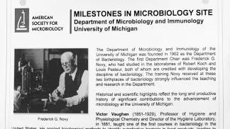 Photo of the plaque declaring M&I a historical site.