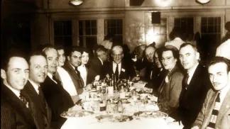 Historical image of department fellows