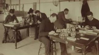 Historical picture of U-M medical students