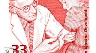 Stamp for polio vaccine