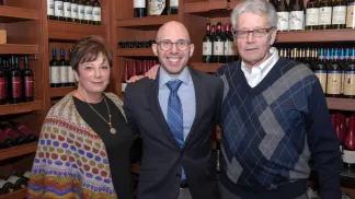 Linda Novak, Dr. Stephen Goutman and Jim Hiller