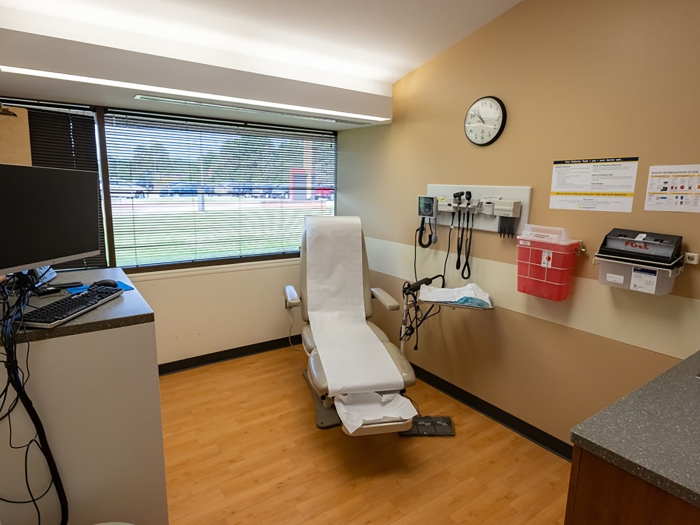 podiatry clinic room for patients 