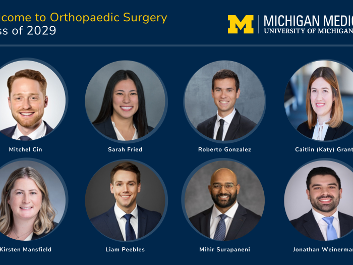 Orthopaedic Surgery Class of 2029