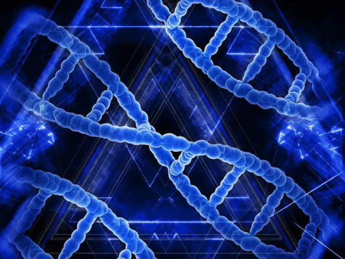 Blue DNA Cells