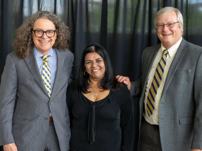 Priya Kunju at her professorship installation ceremony