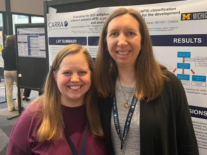 Dr. Elizabeth Sloan and Dr. Jacqueline Madison at 2025 CARRA