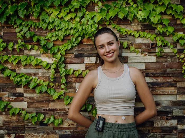 Young woman smiling