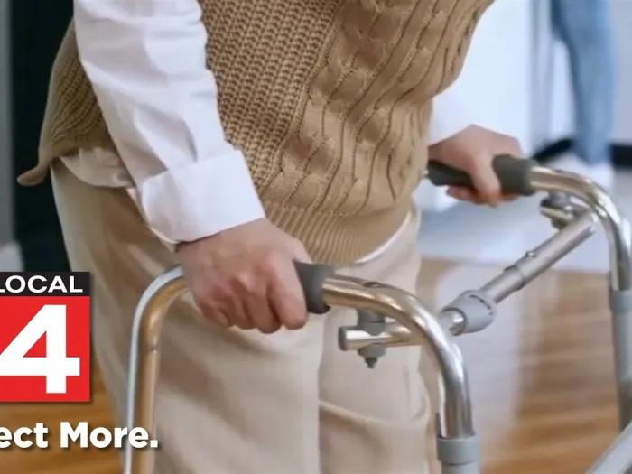 person using a walker