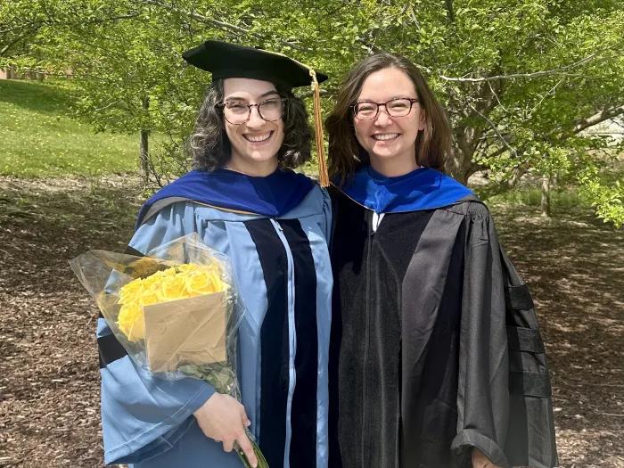 Faith Anderson, PhD, and mentor Teresa O'Meara