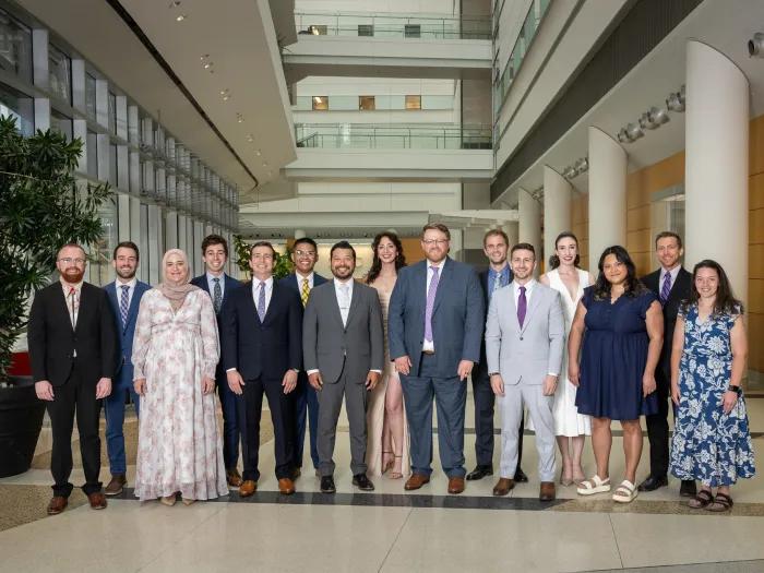 Residents and fellows gather