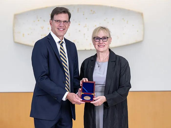 Dr Timothy Blackwell and Michele Heisler