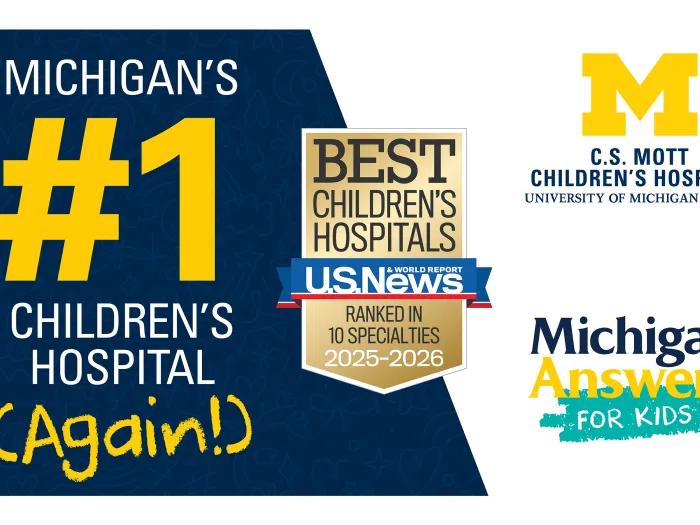 Mott named No.1 children's hospital in Michigan