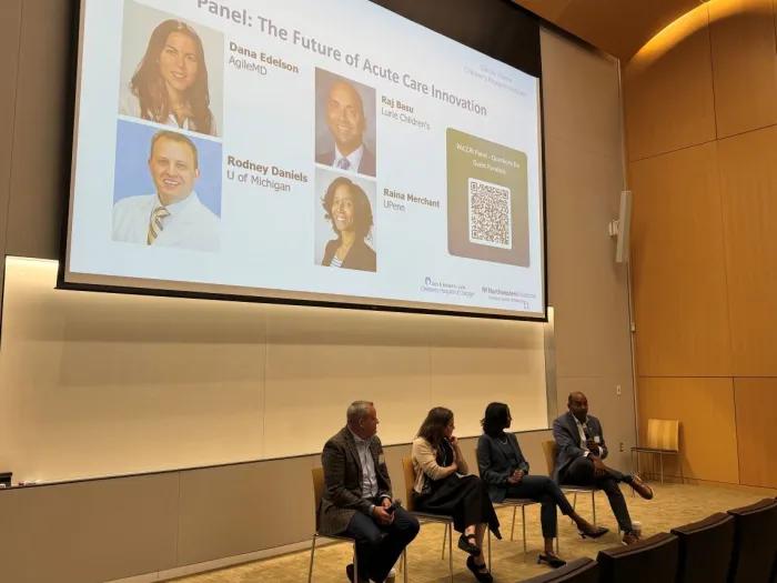 Dr. Rodney Daniels participates in a panel discussion focused on innovation in pediatric critical care during PACCRI's October 6 kickoff symposium.