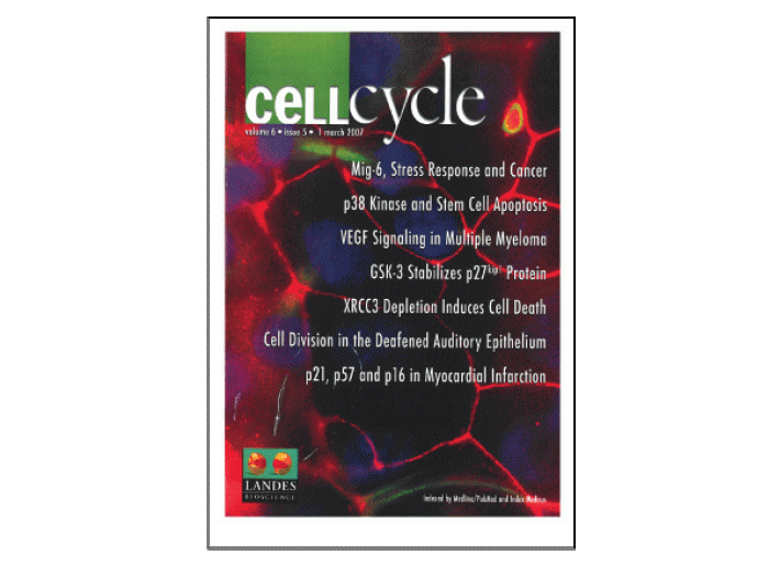 Cell Cycle Journal Cover