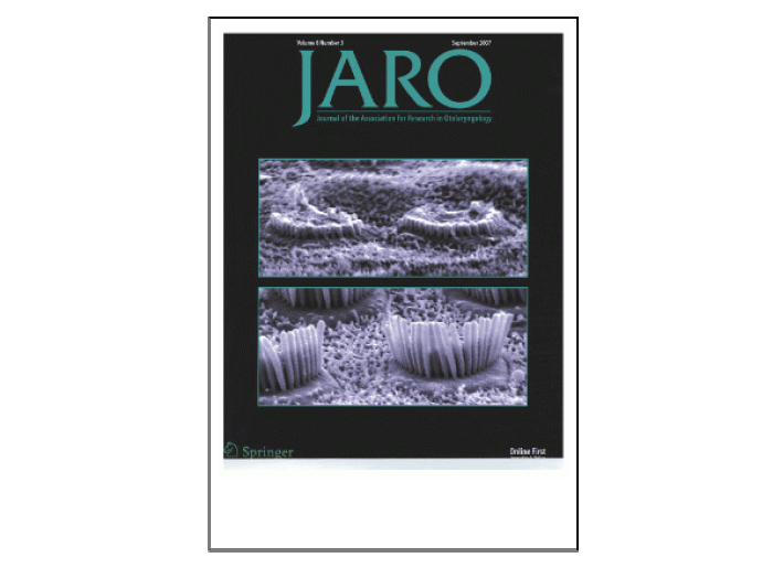 JARO Journal Cover