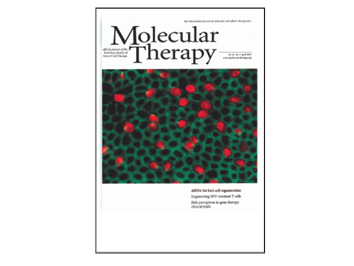 Molecular Therapy Journal Cover