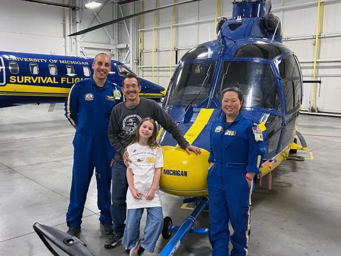 flight team standing together