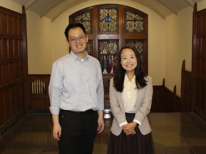 Collaboration Scholars Jie Zhang and Xiandong Yin