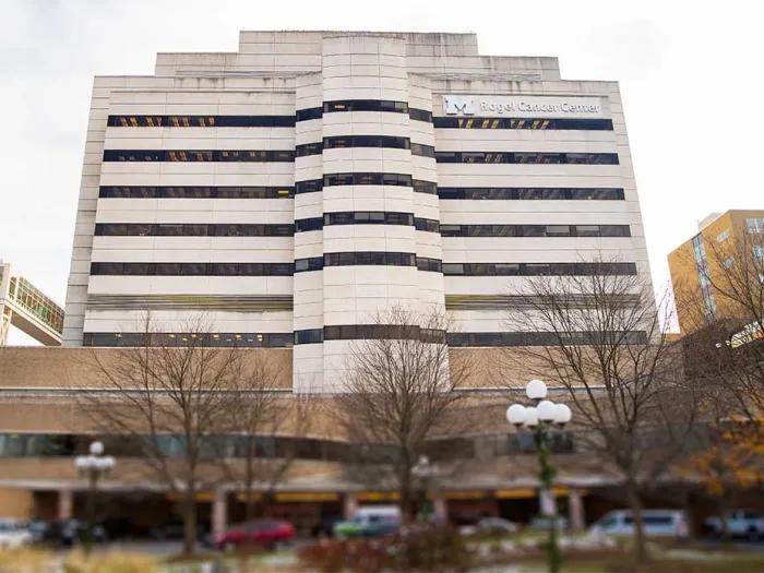 The Rogel Cancer Center building