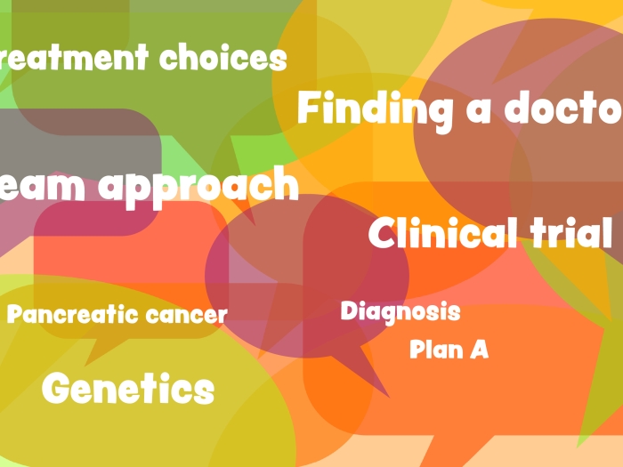 treatment choices finding a doctor team approach clinical trial pancreatic cancer diagnosis plan A genetics