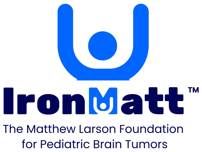 Logo of the IronMatt Foundation showing person with upheld arms