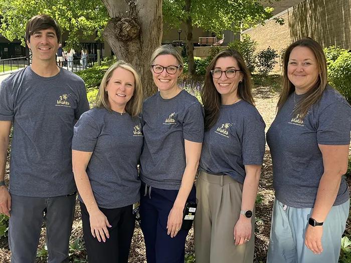 3 Wishes CCMU Team Jakob McSparron, MD; Sara Didoszak MSN, RN; Diana Brown MSW; Maddie Lagina, MD, MPH; Abi Beutler RN