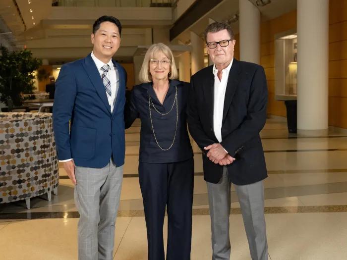 Dr. Kevin Chen, Andrea Fischer Newman, Frank Newman