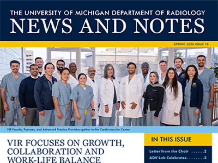 Radiology News and Notes Spring Newsletter