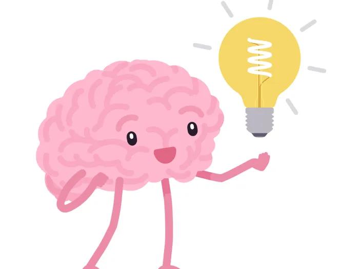 Brain lightbulb