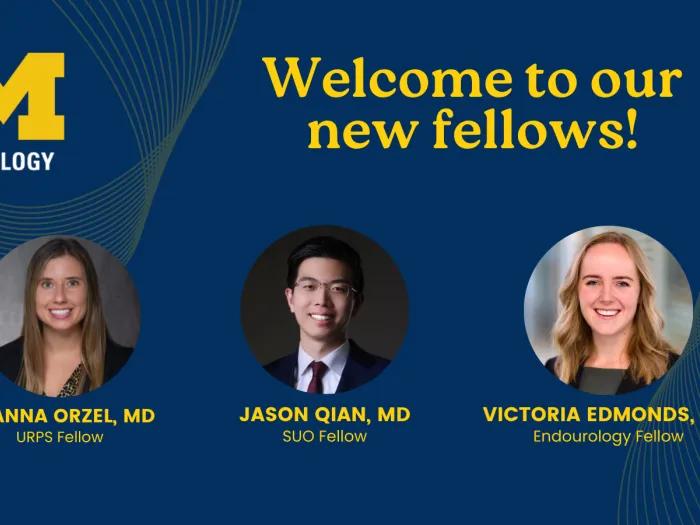 Photos of new Urology fellows
