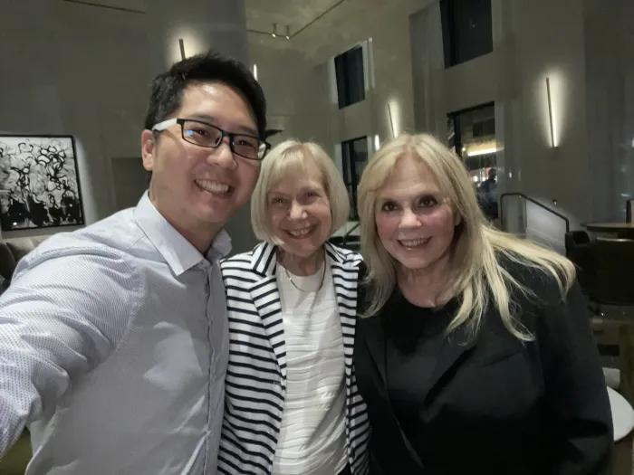 Dr. Kevin Chen, Dr. Eva Feldman and Charlene Handleman