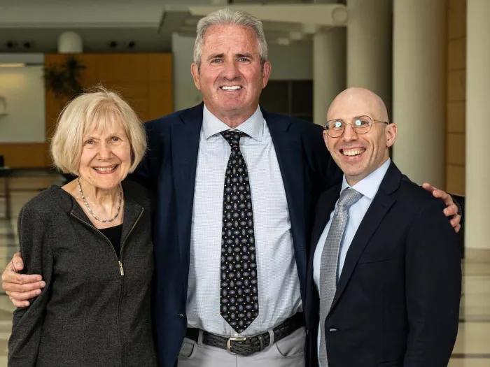 Dr. Eva Feldman, Scott Pranger, and Dr. Stephen Goutman