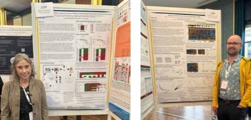 Posters with Drs. Sofia Merajver and Nathan Merrill present at The 2023 Molecular Analysis for Precision Oncology Congress in Paris: Drug resistance and novel treatments for ALK-positive lung cancer