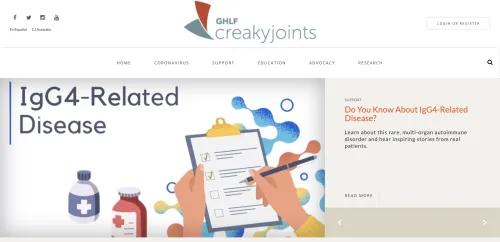 Creaky Joints website