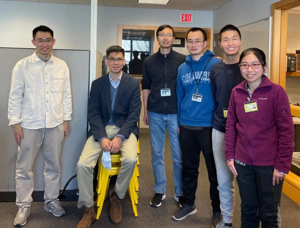 “MiniQuant_Authors_2”:  From left to right: Qi Gao, Kin Fai Au, Haoran Li, Puwen Tan  