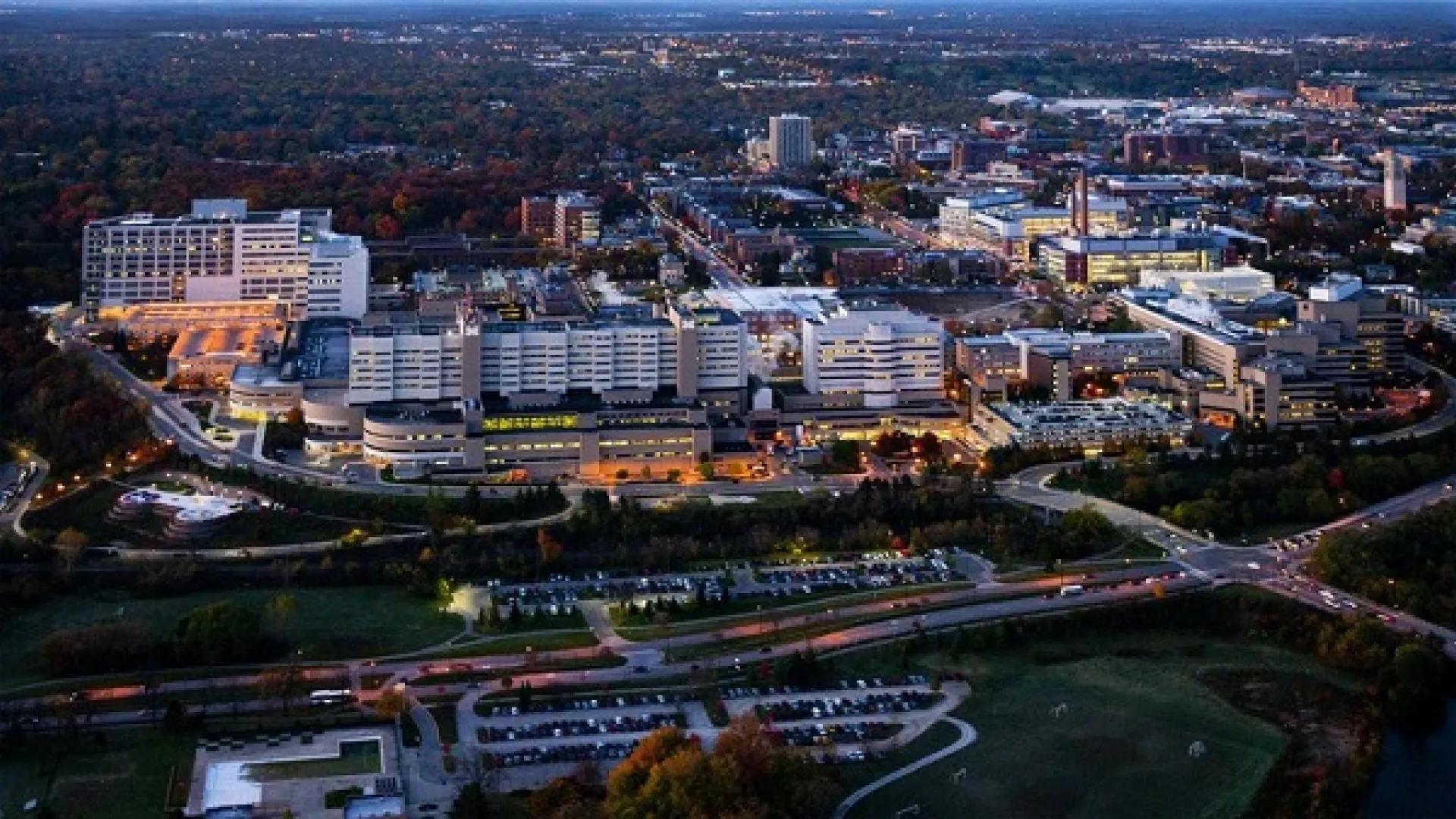 UM Hospital at Night
