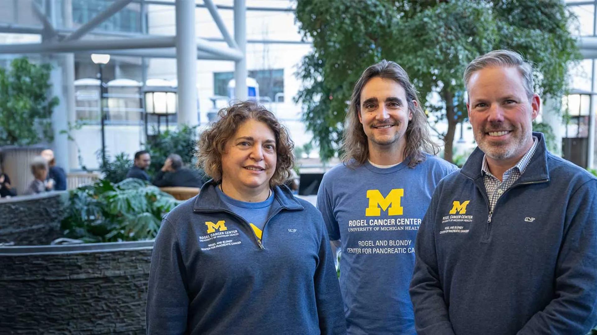 Drs. Marina Pasca Di Magliano, Costas A. Lyssiotis and Timothy L. Frankel
