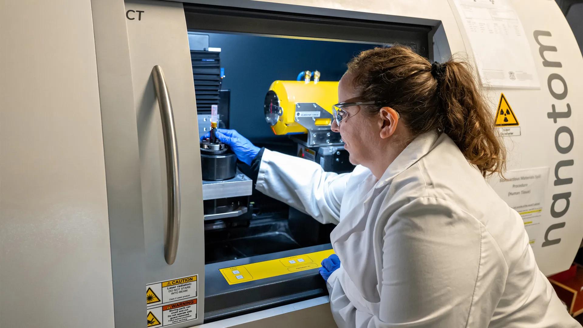 researcher working in a lab
