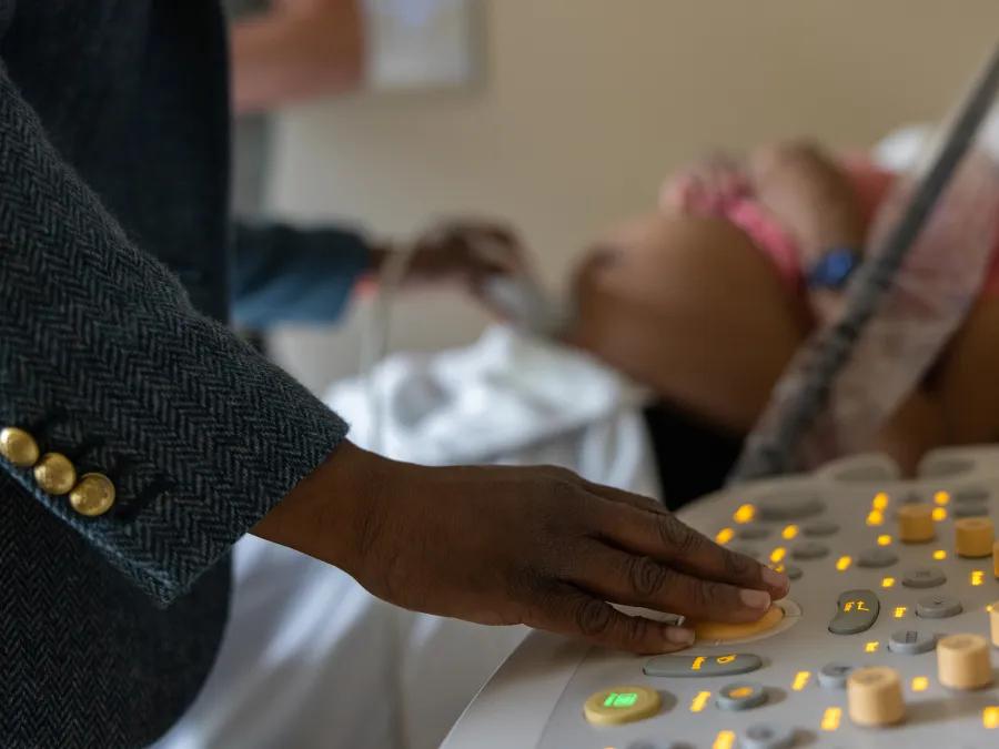  zoomed in view of ultrasound board