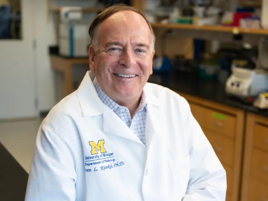Steve Kunkel in his lab