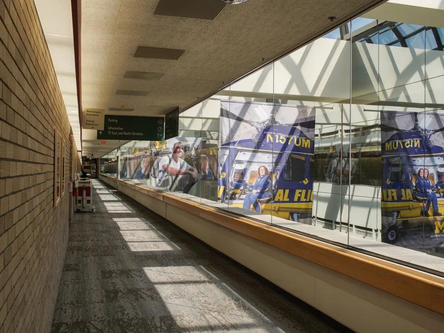 Alfred Taubman Health Center Clinical Hallway and Atrium photo