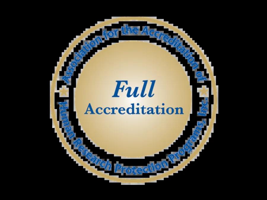 accreditation logo badge for IRBMED