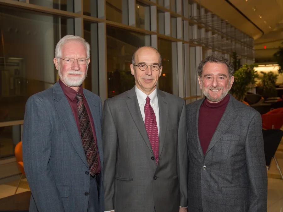 Pictured from left to right: Dr. Jochen Schacht, Dr. Gabriel Corfas and Dr. Josef Miller