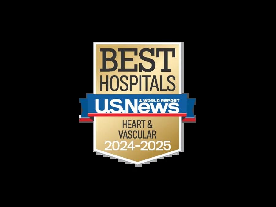 Best Hospitals, US News & World Report, Heart & Vascular 2024-2025